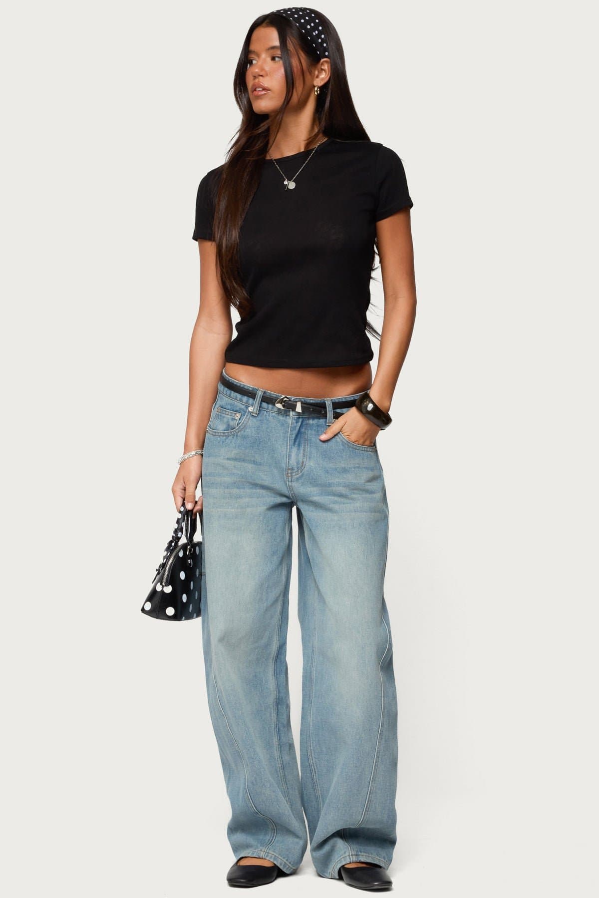 Nikkey Semi Sheer T-Shirt - Cotton Polyester Women's Top