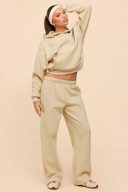 Kyrie Sweatpants Straight Leg Fit Cotton Polyester Matching Set