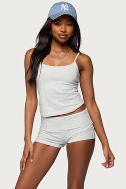 Palo Tank Top with Adjustable Straps - Cotton Spandex Matching Set