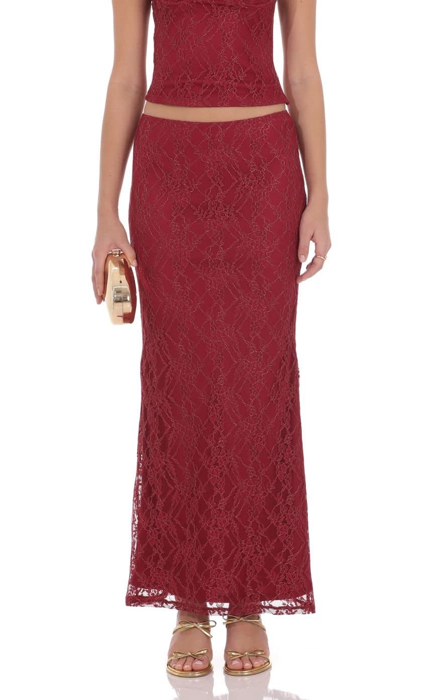 Arcella Lace Maxi Skirt