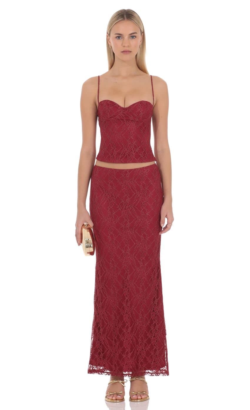 Arcella Lace Maxi Skirt