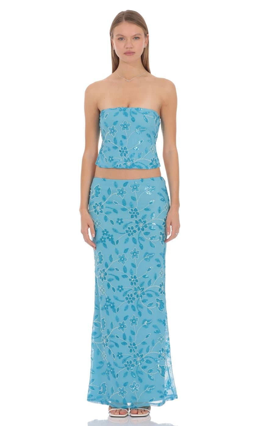 Lola Embellished Maxi Skirt
