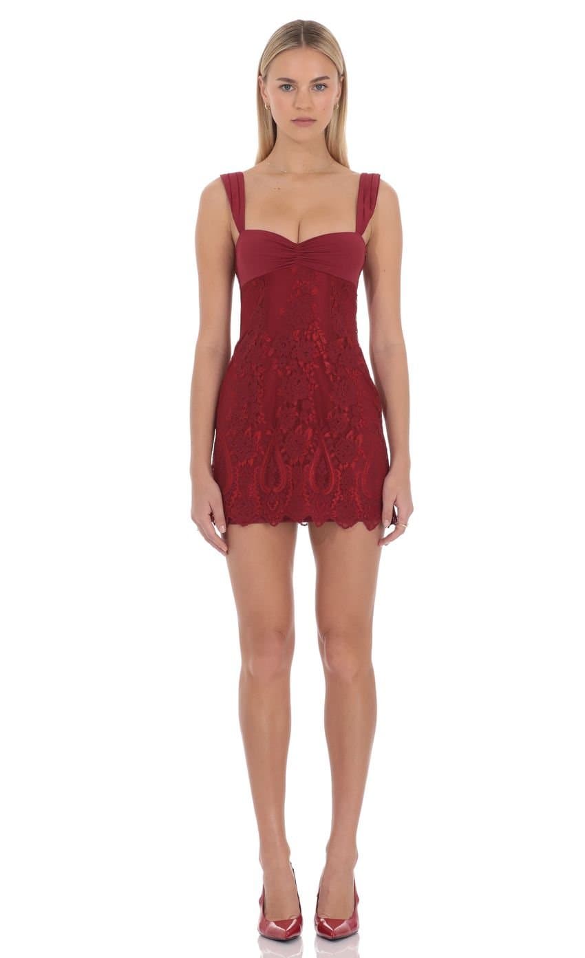Serena Lace Mini Dress