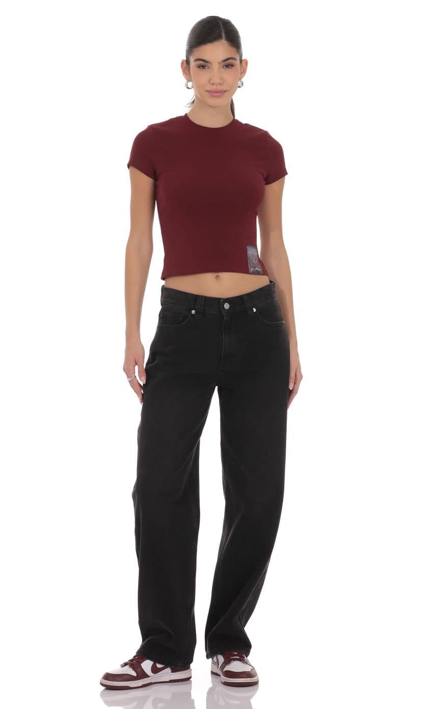 Barrel Jeans in Black