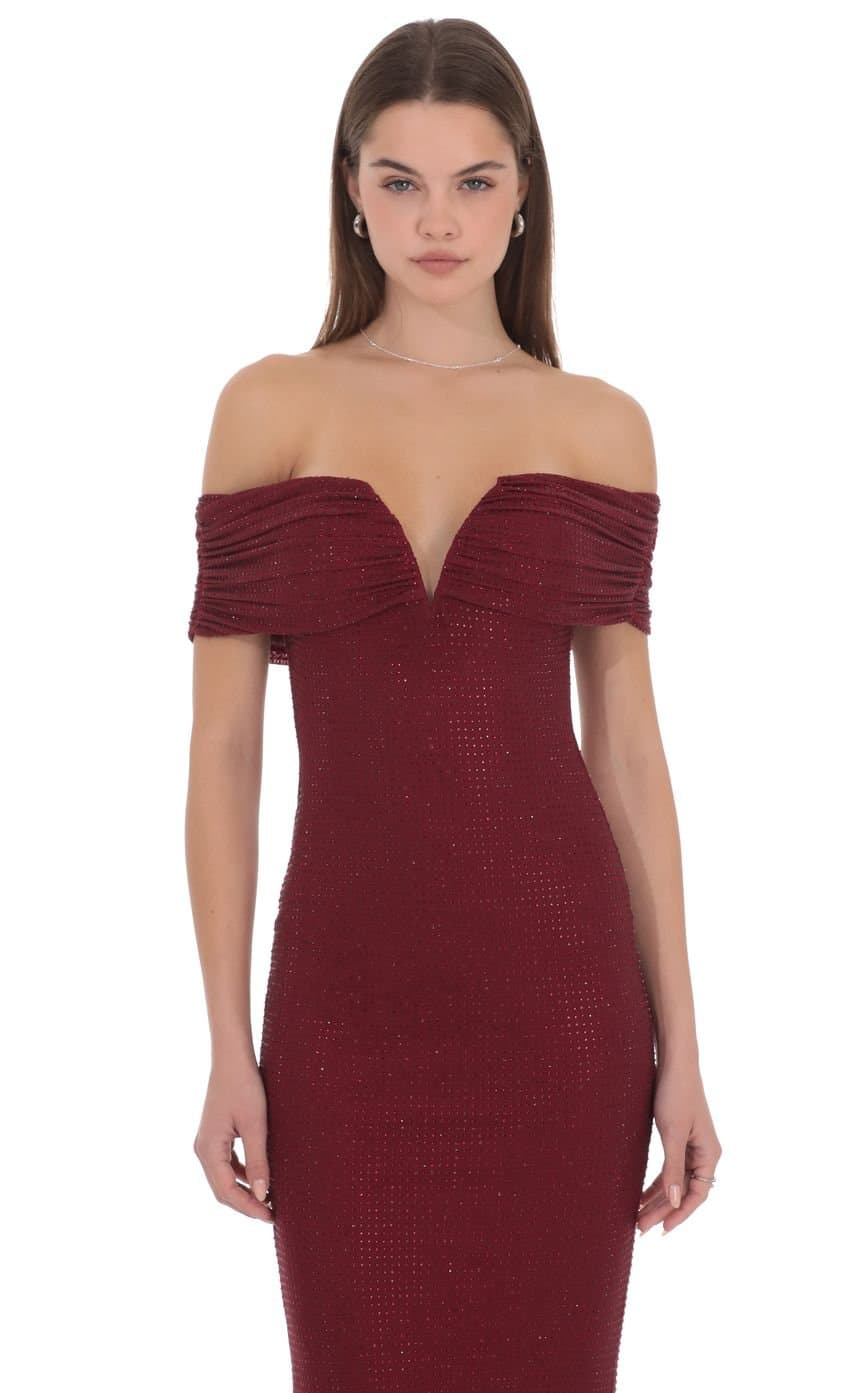 Verona Rhinestone Maxi Dress