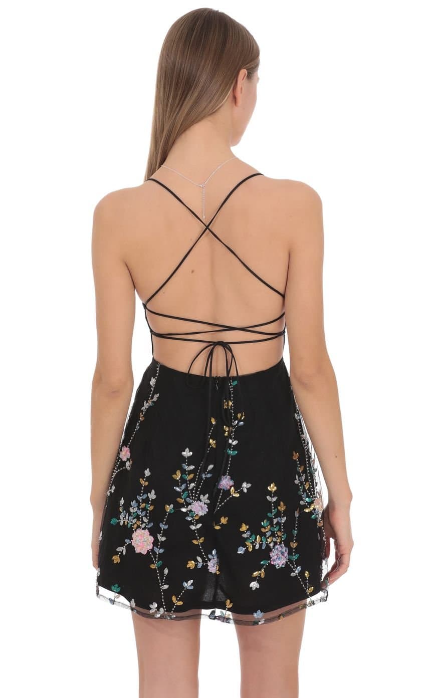 Fleur Sequin Mini Dress