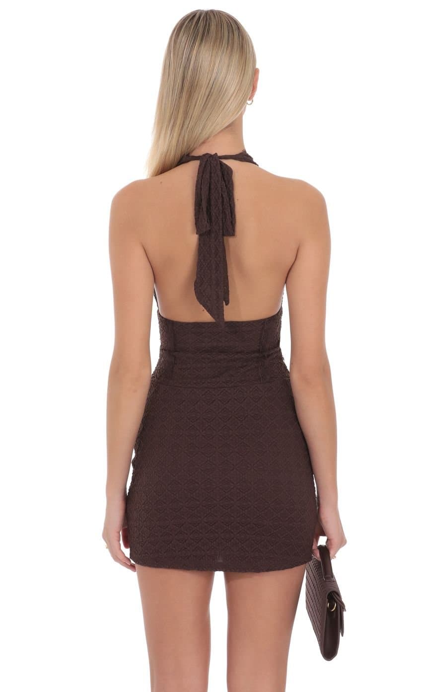 Estelle Halter Mini Dress