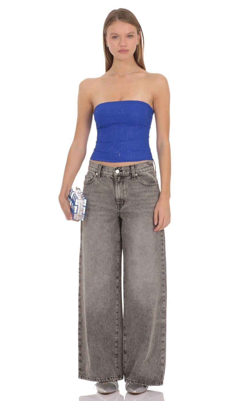 Elsie Rhinestone Top