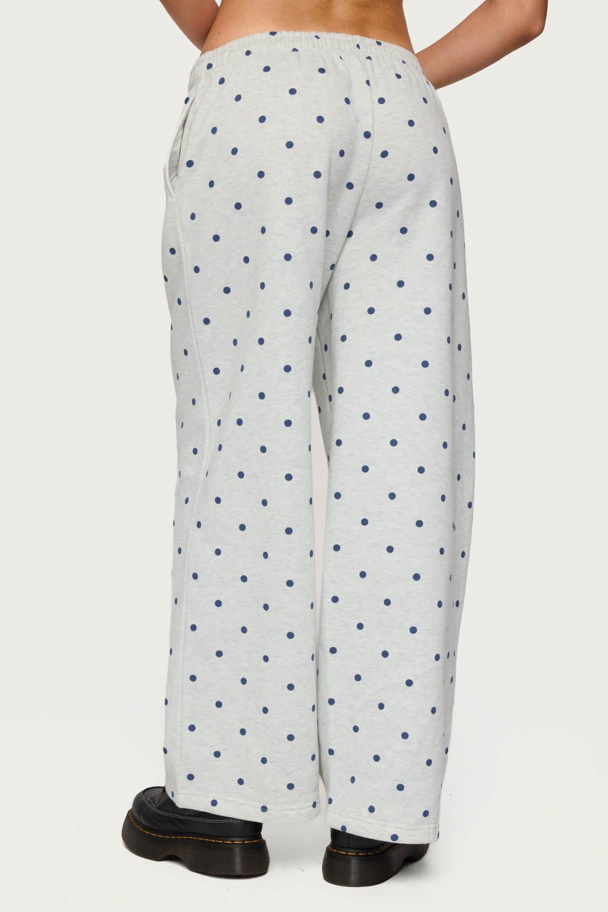 NY Babe Polka Dot Sweatpants - Polyester Cotton Matching Set