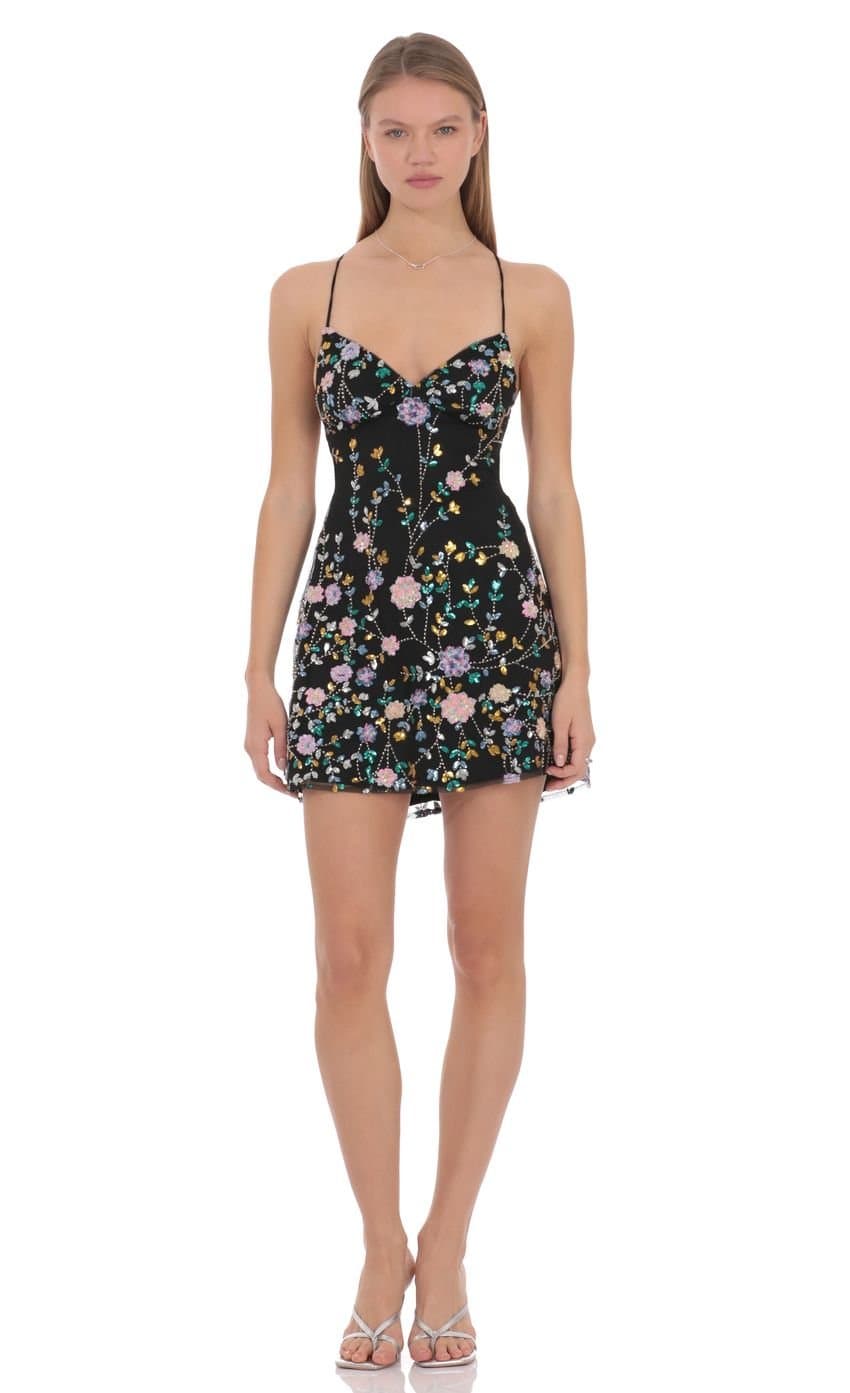 Fleur Sequin Mini Dress