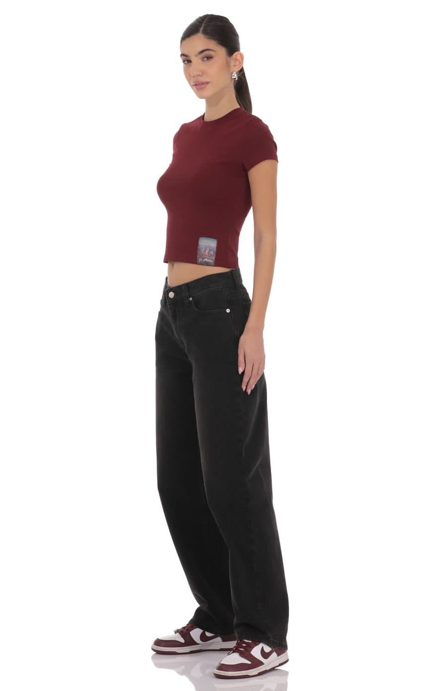 Barrel Jeans in Black