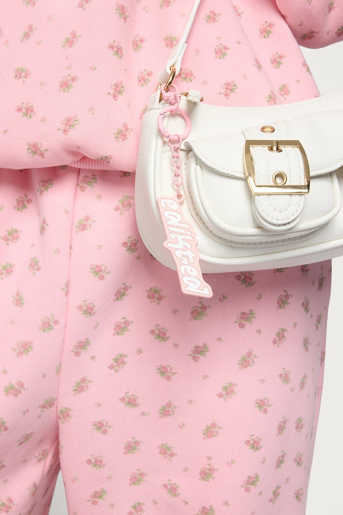 Daily Edikted Graphic Text Keychain Silicone Metal 2.8 Inch