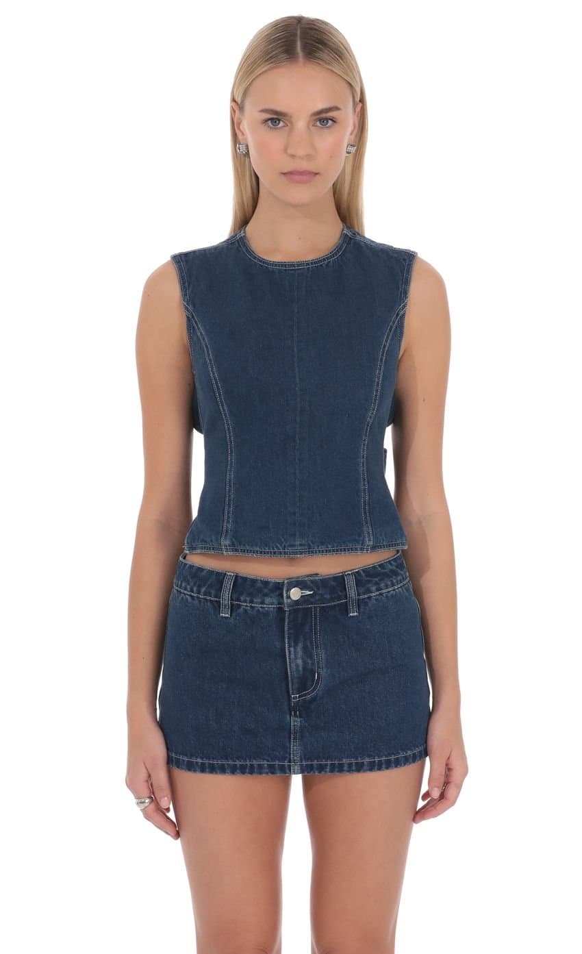Bianca Denim Top
