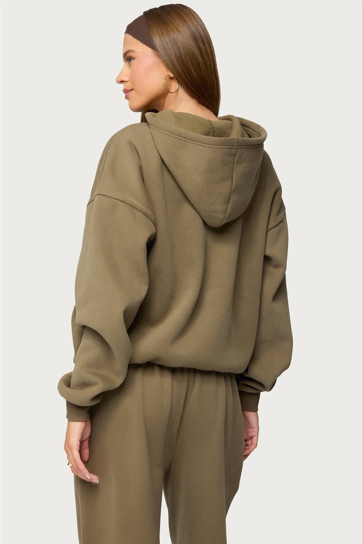 Camo Crush Edikted Oversized Hoodie - Polyester Cotton Blend