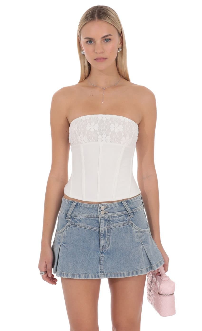 Nyelle Lace Corset Top