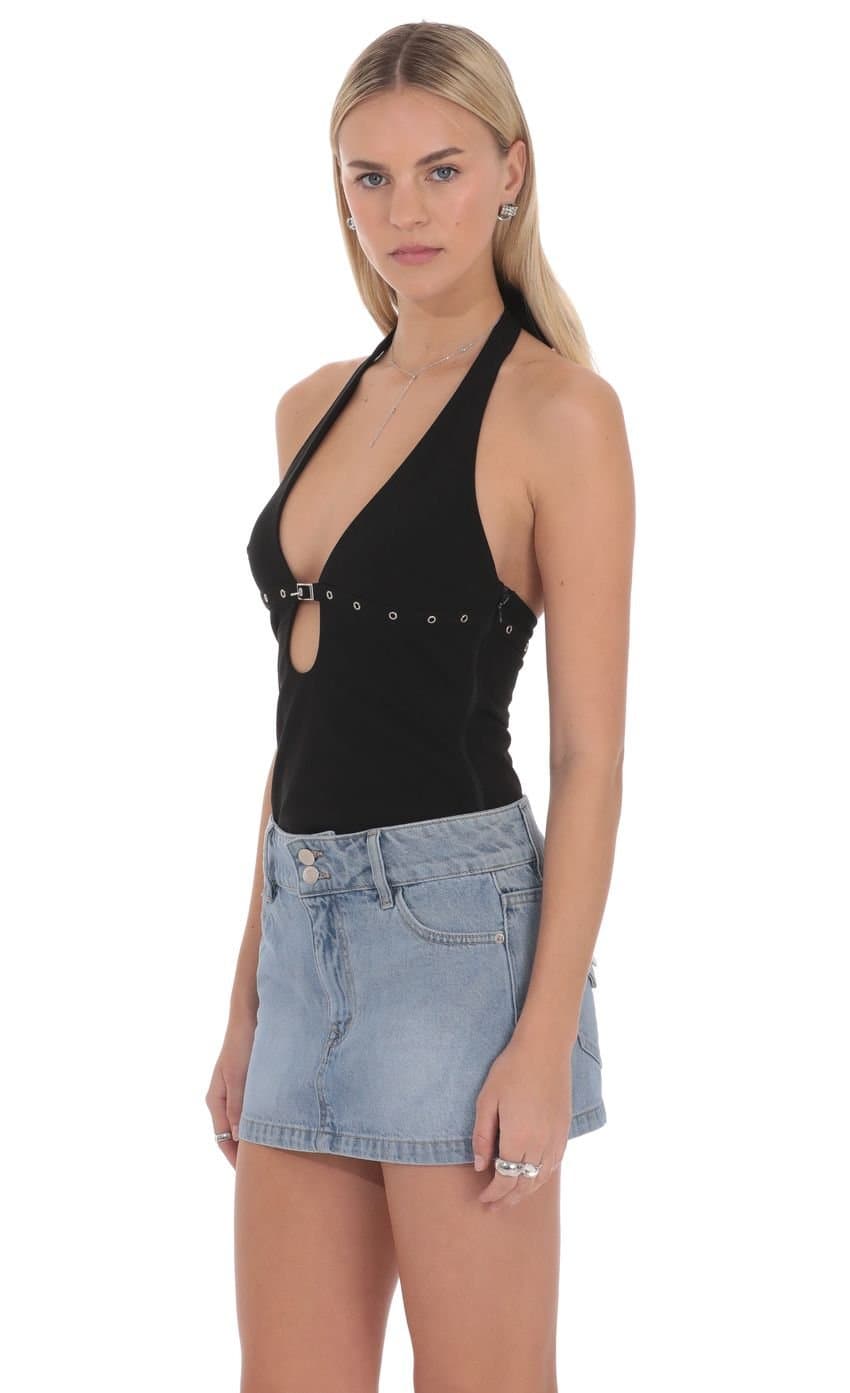 Valeria Denim Mini Skirt