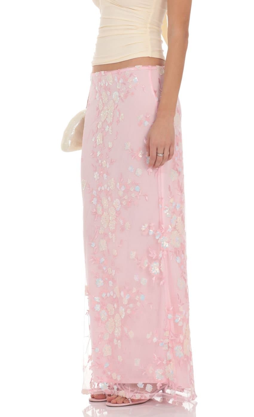 Makayla Embellished Maxi Skirt