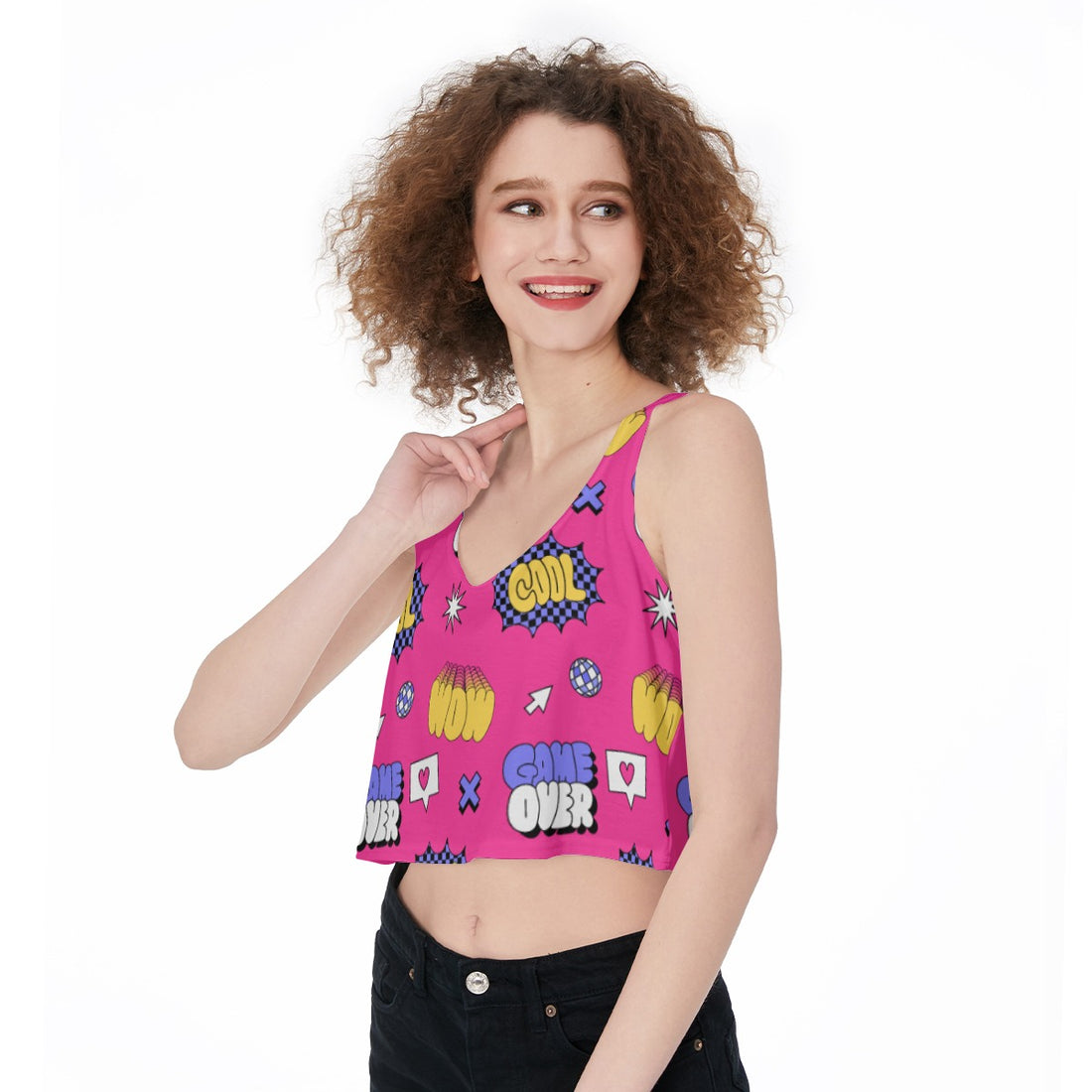 Pop Vibes Tank Top -  Perfect for Active & Casual Styles