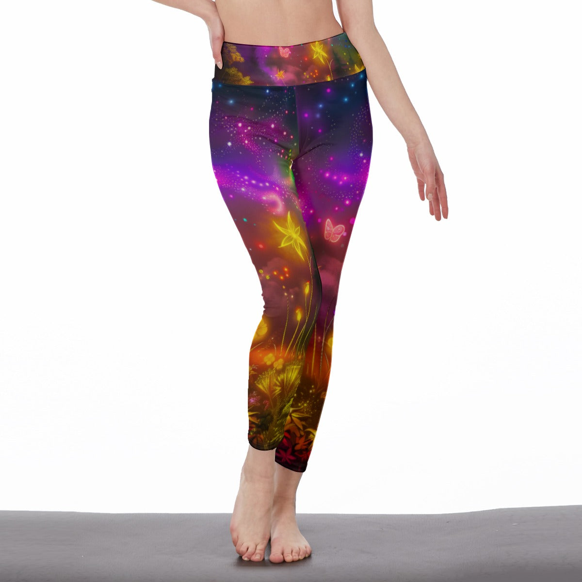 Celestial Bloom Leggings | Side Stitch Closure