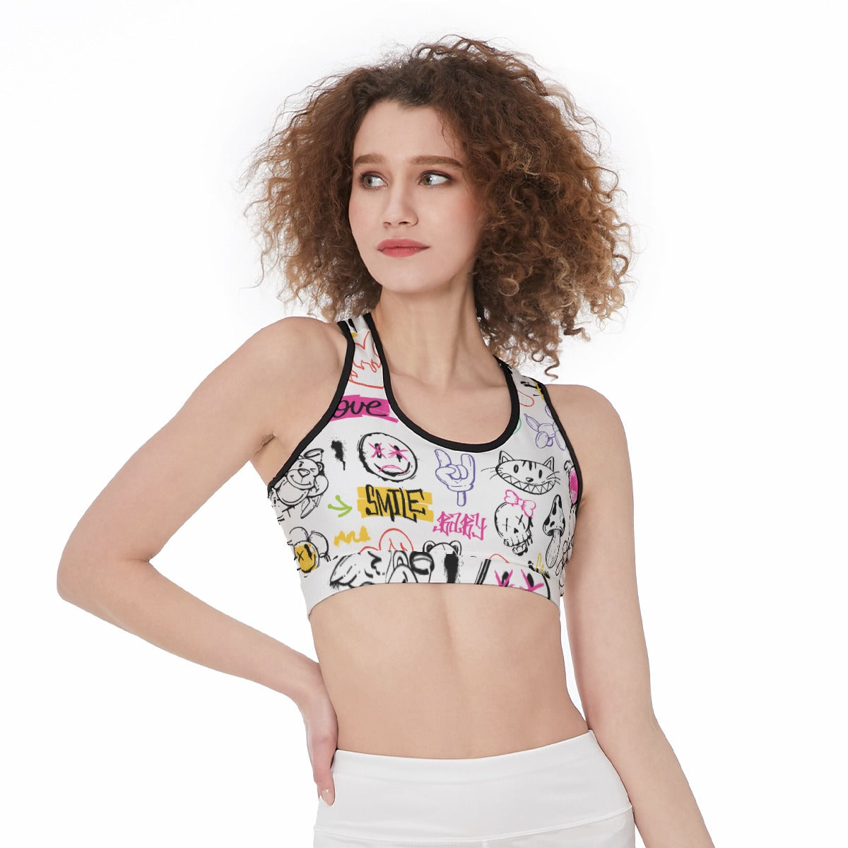 Urban Sketch Sports Bra