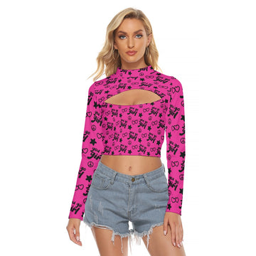 Empower Chic Cut-Out Crop Top