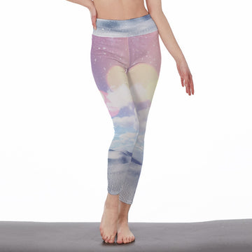 Dreamscape Aurora Leggings| Side Stitch Closure