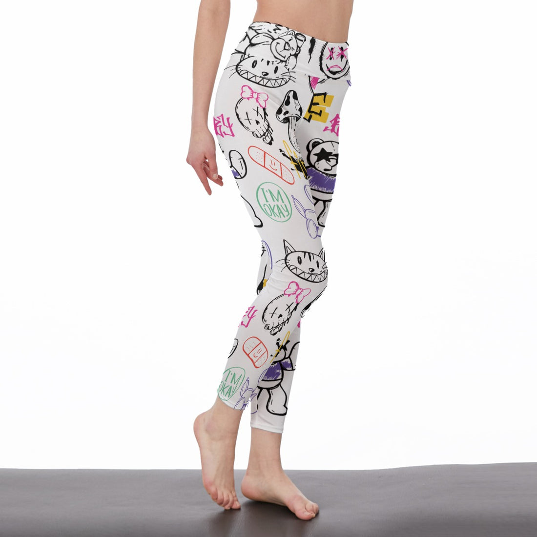 Urban Sketch Leggings | Side Stitch Closure