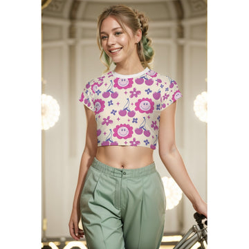 Floral Crop Top – Stylish & Functional