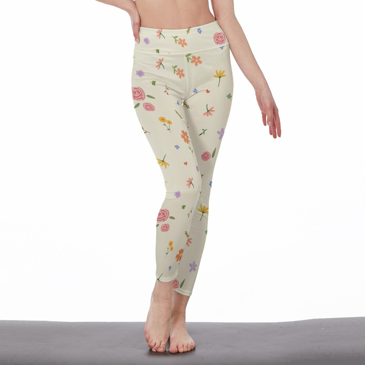 Floral Bliss High-Waist Legging | Side Stitch Closure