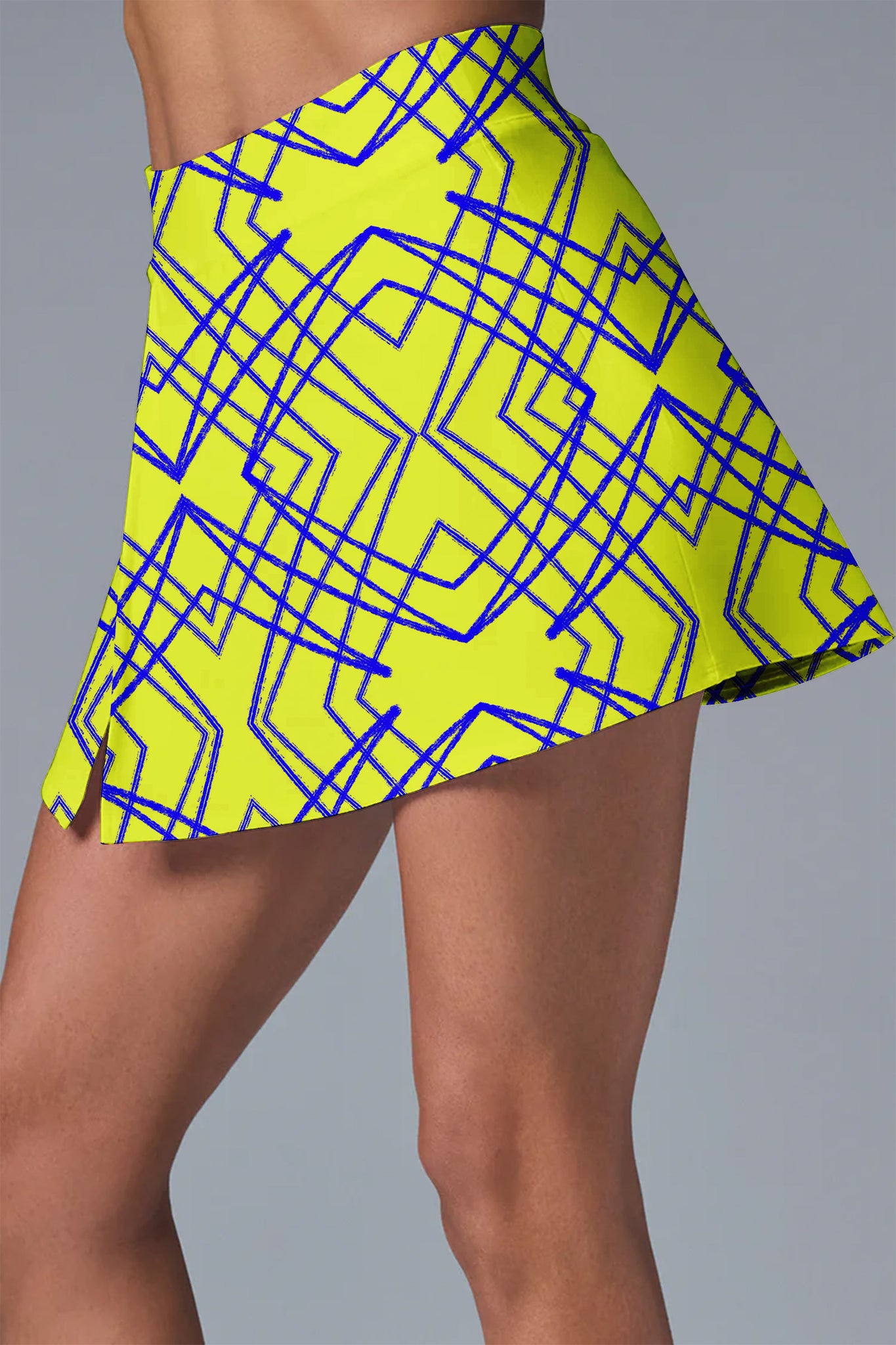 Vivid Swirl Court Skirt