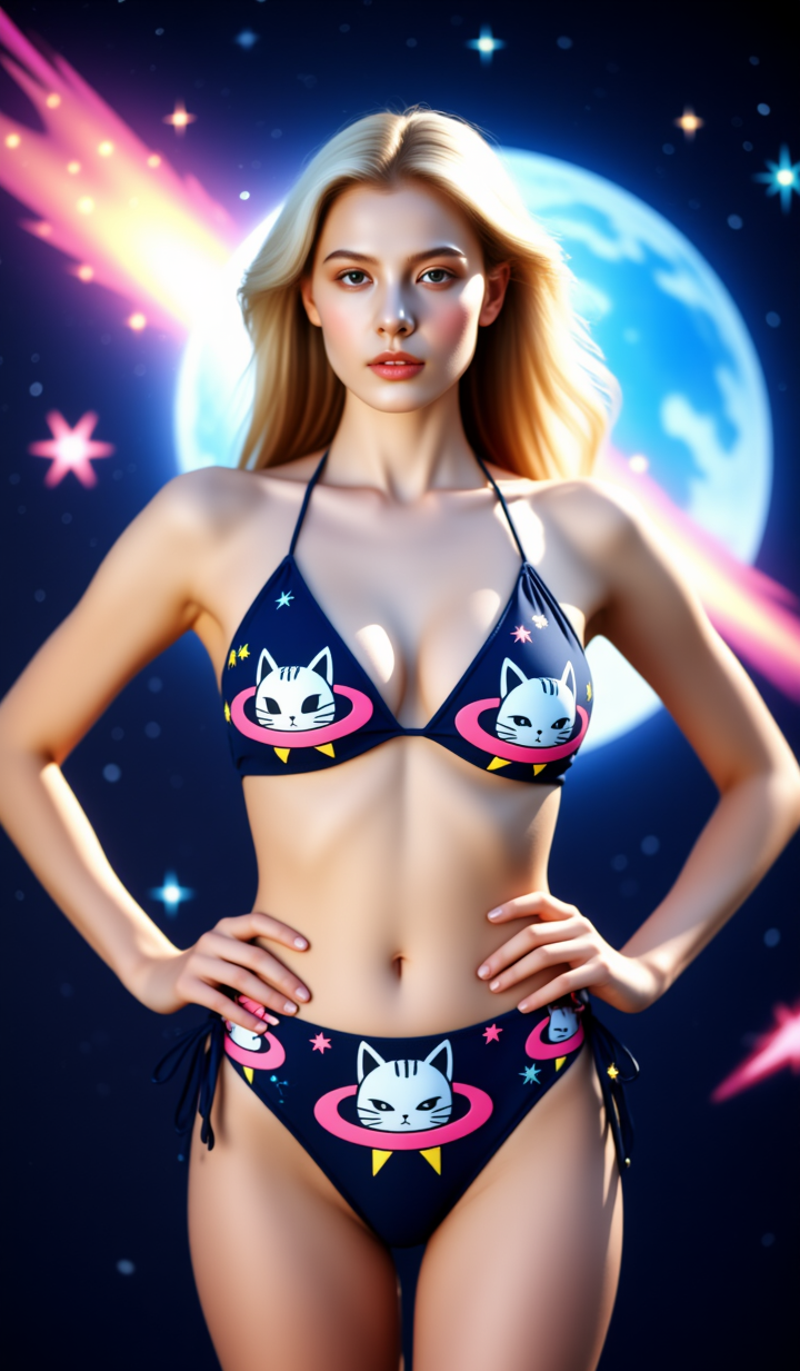 84Volt AstroCat Orbit Bikini Set
