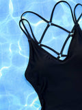 Sexy backless multi olor one piece Swimsuit - Picture 1 / S