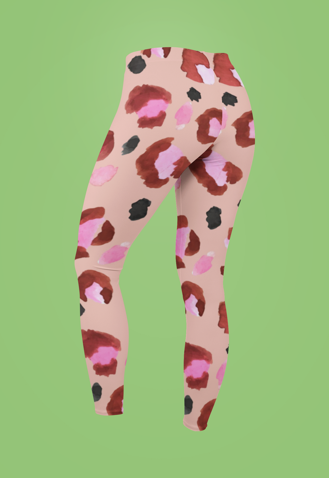 Fierce Leopard Leggings | Side Stitch Closure