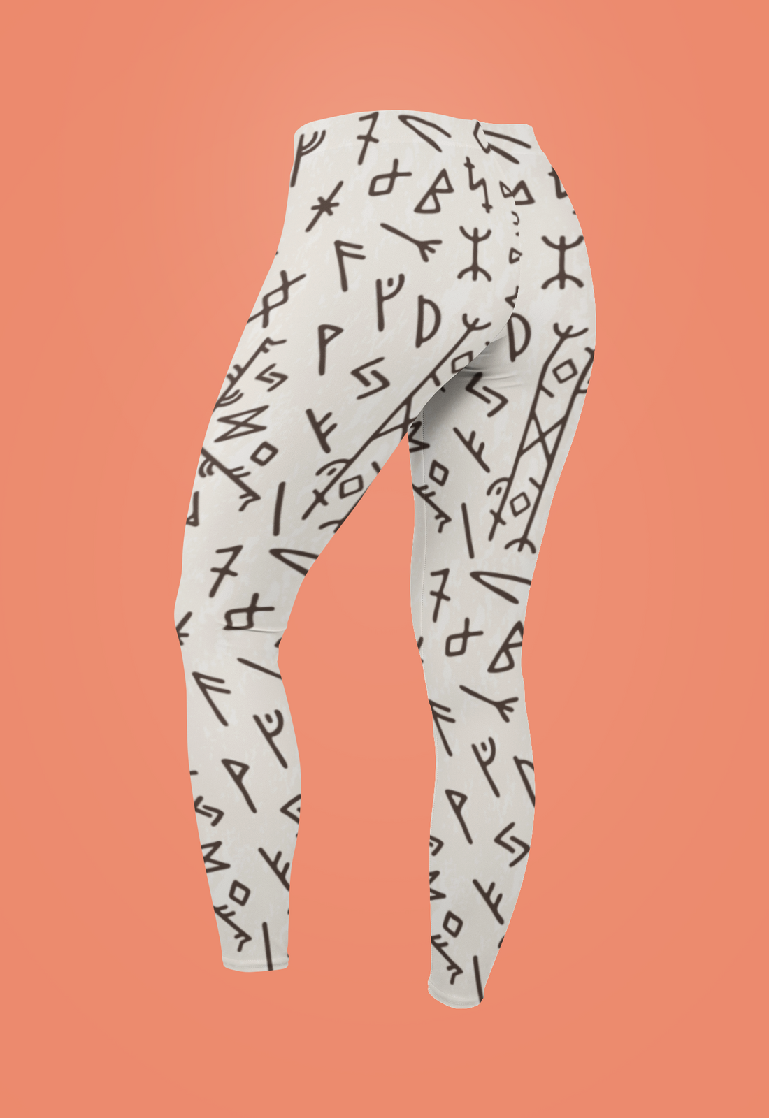 Runic Minimalist Leggings - Modern Mystical Vibes