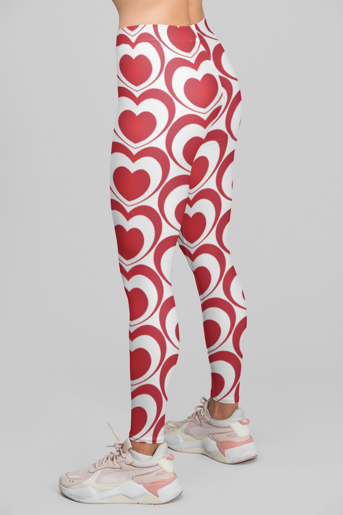 HeartBeat Women Leggings | Side Stitch Closure