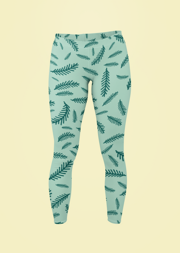 Botanical Bliss Leggings - Nature-Inspired Comfort