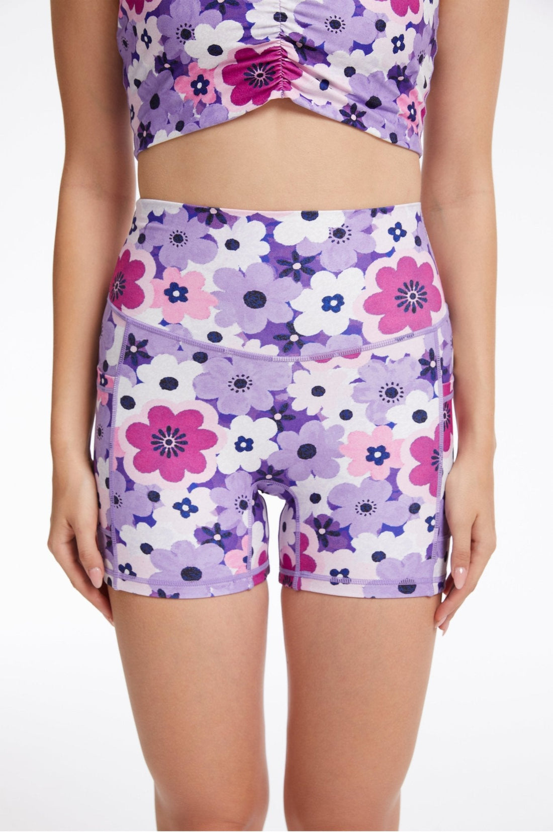 Lavender Bloom Pocket Shorts