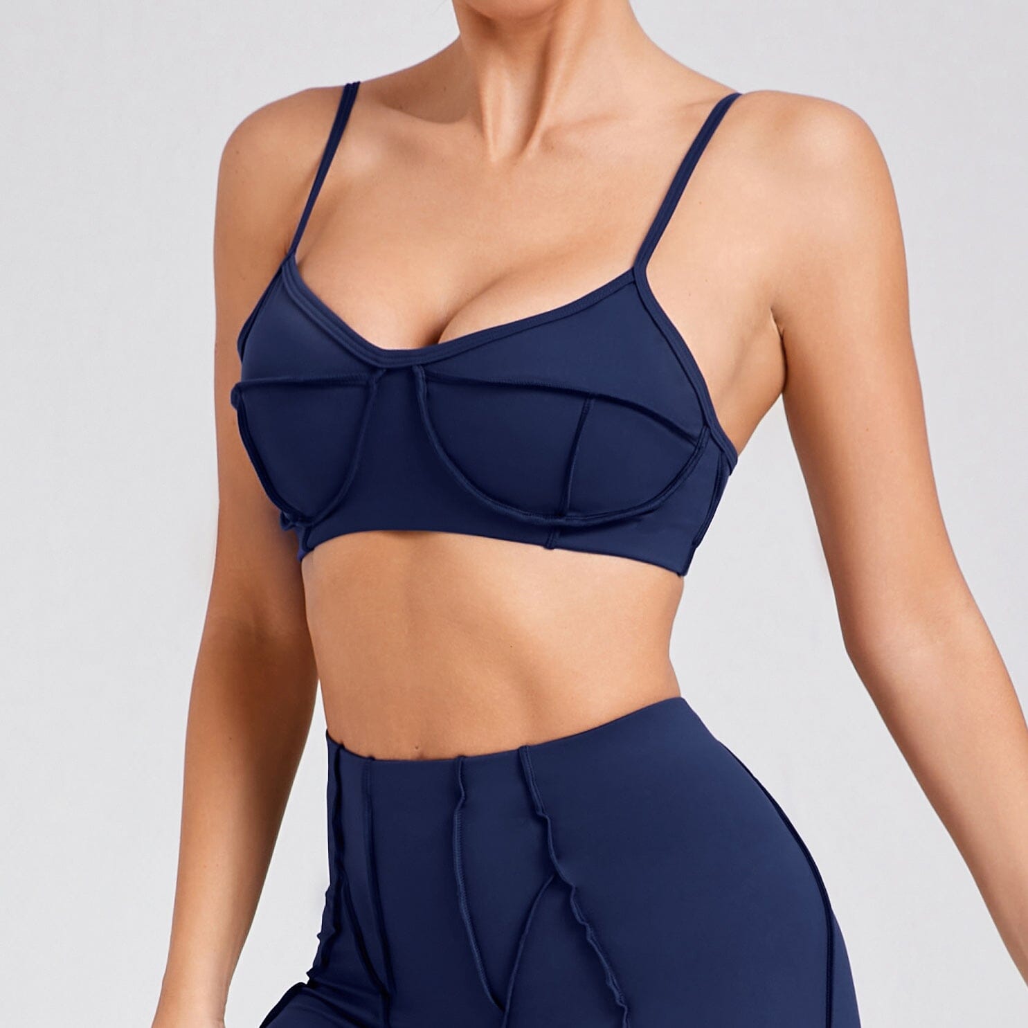 Comfortable Whimsical Padded Sports Bra in Various Colors