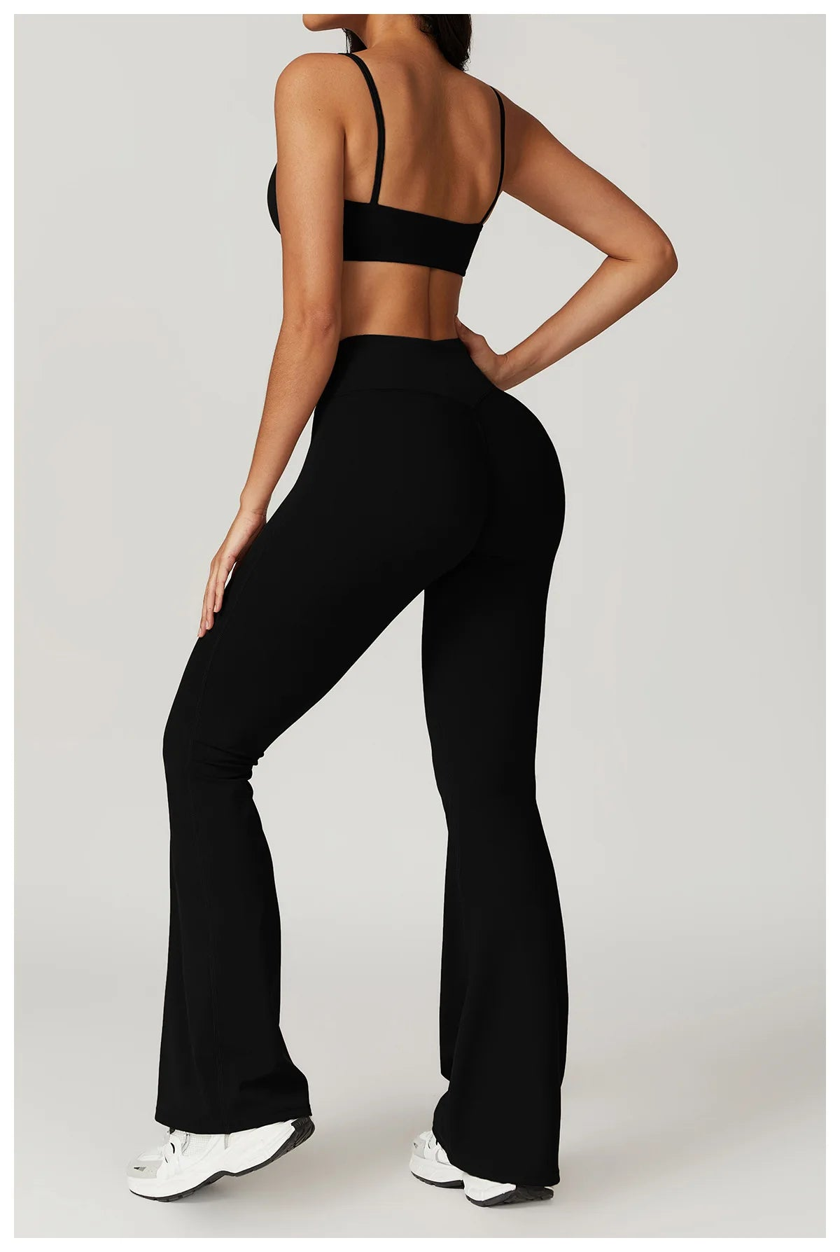 Flared High Waist Fitness Leggings for Women
