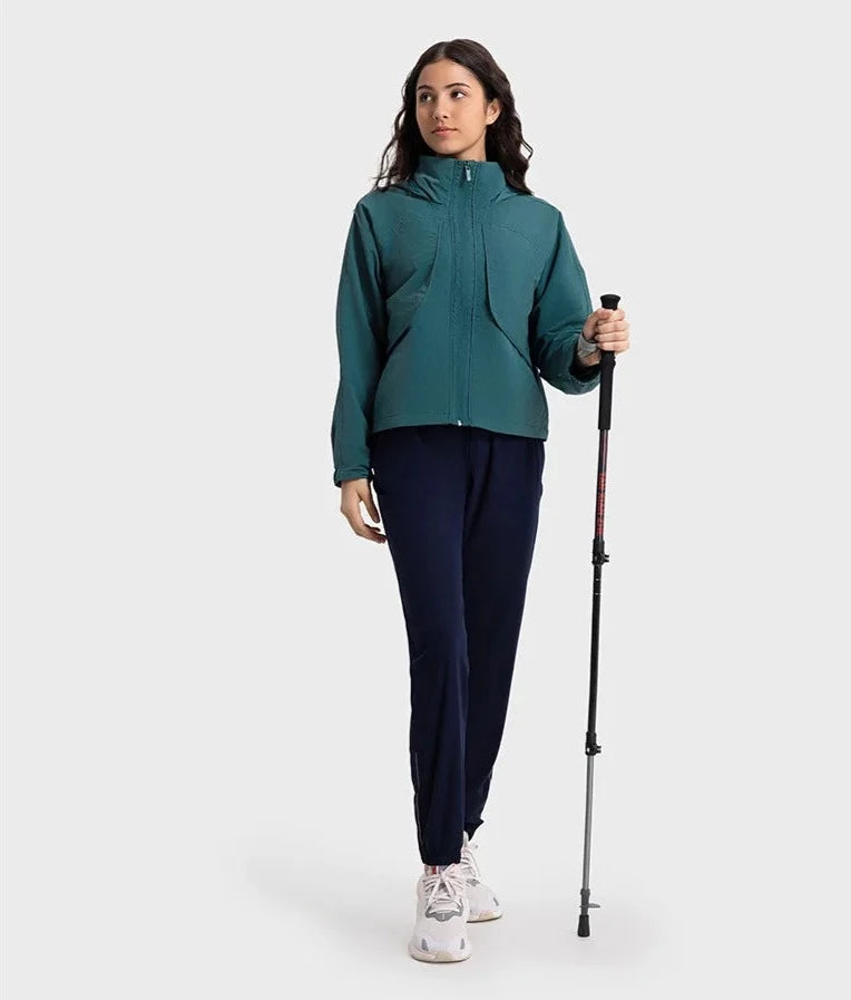 Windproof Hooded Jacket for Active Lifestyle