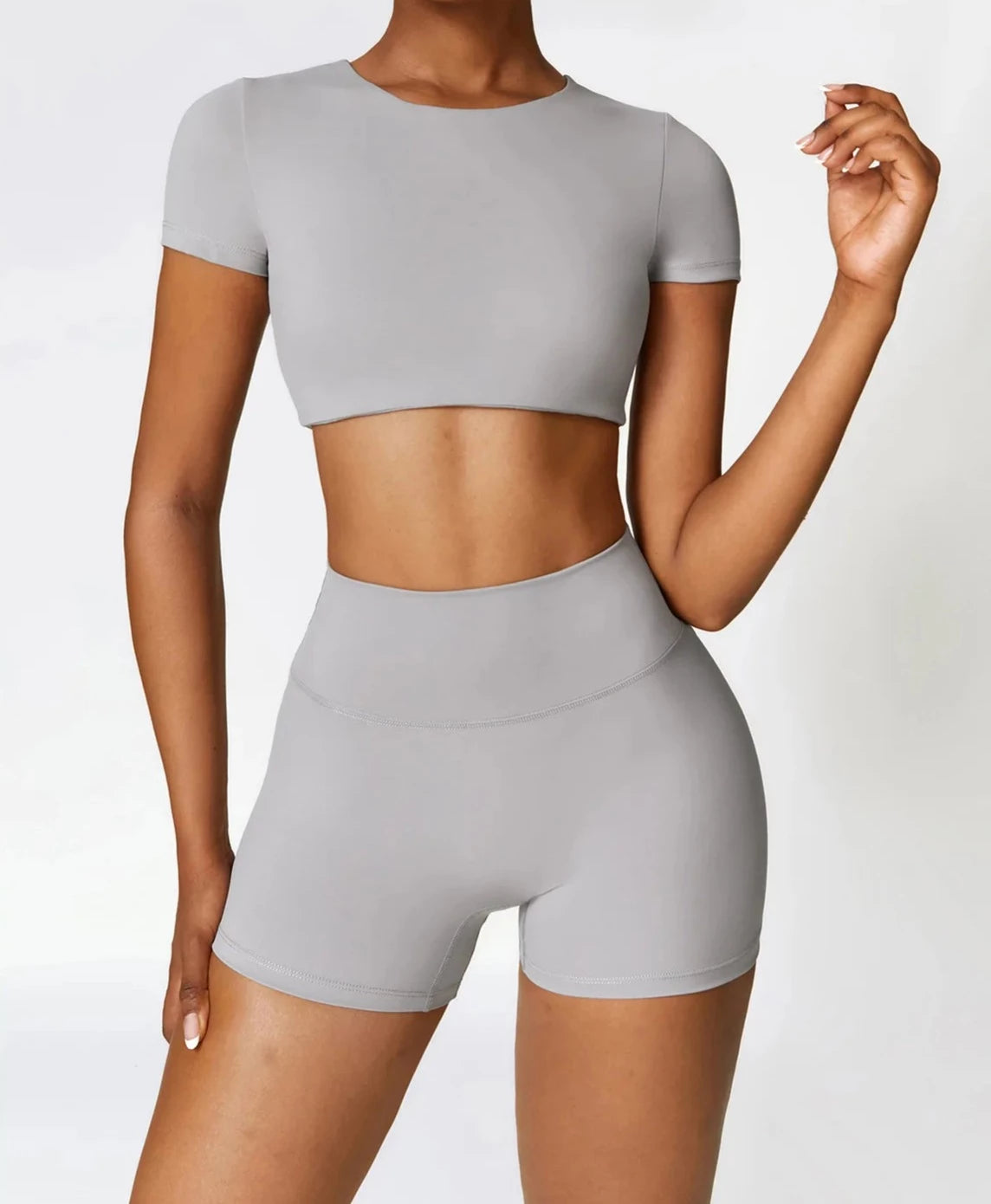 High Waist Compression Shorts for Daily Fitness | Dry Fit Breathable Material