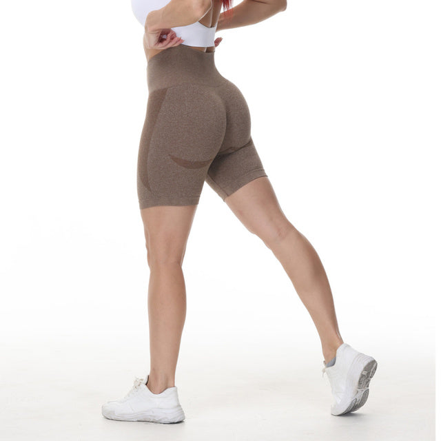 Hera Seamless Sports Shorts for Women - Moisture-Wicking Breathable Gym Wear