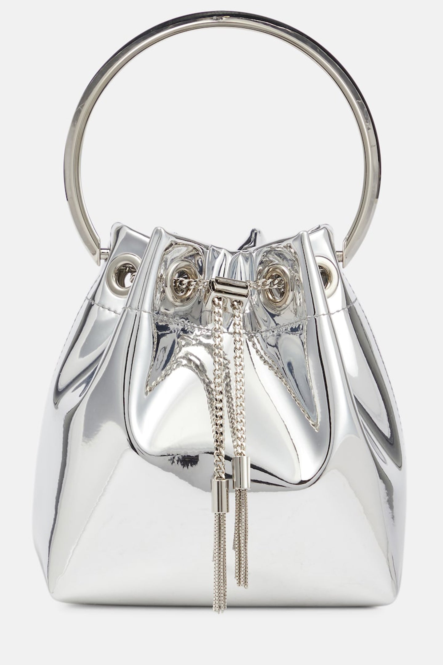 Silver Metallic Bucket Hat