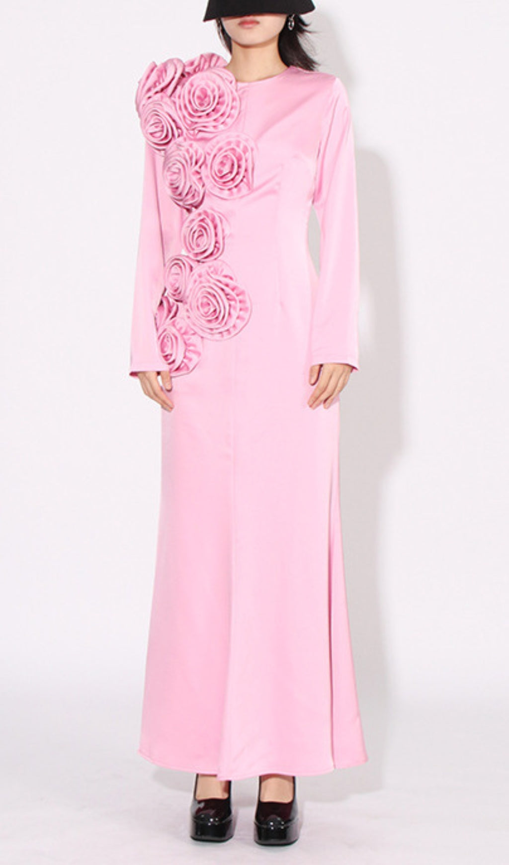 Pink Floral Maxi Dress - Summer Boho Chic Vibe