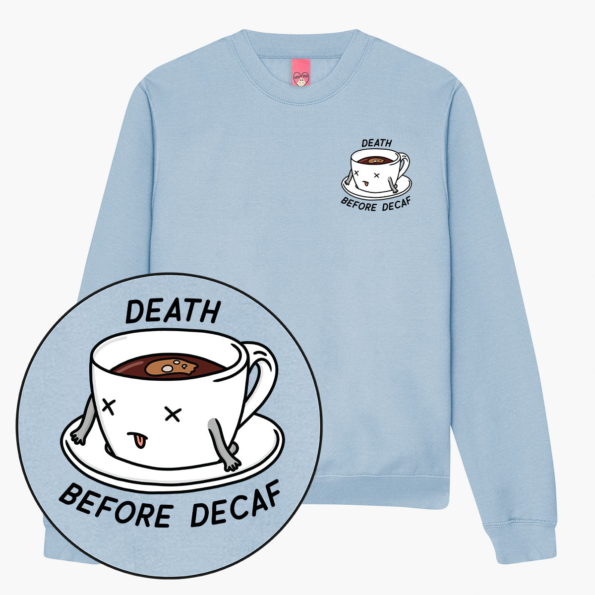 Ethically Made Unisex Sweatshirt with Cute Print Detail