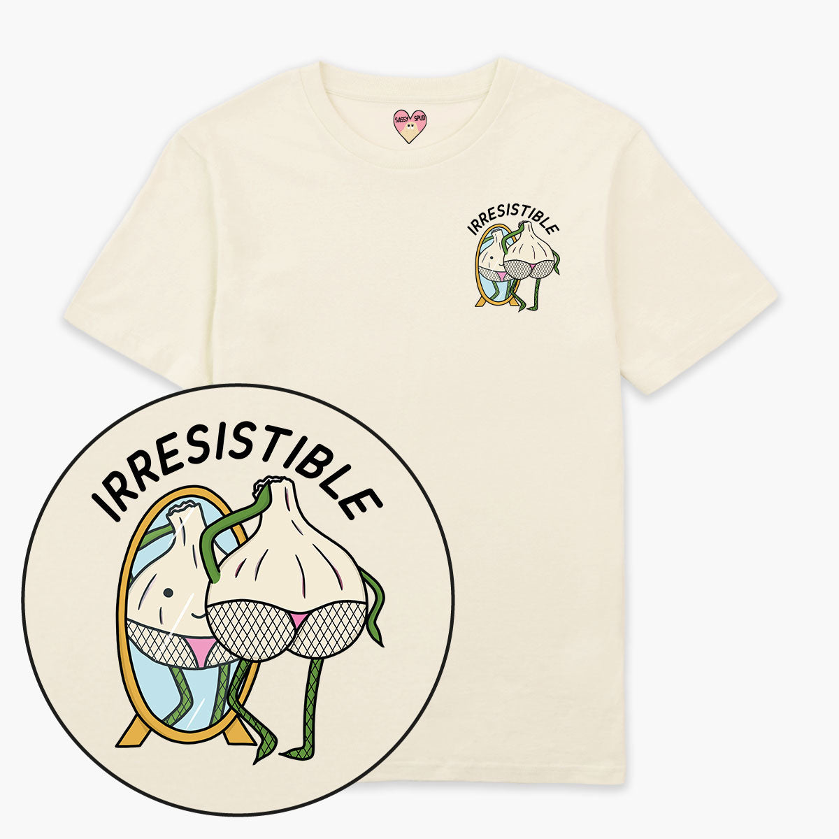 Organic Cotton Unisex Printed T-Shirt | Sassy Spud Design