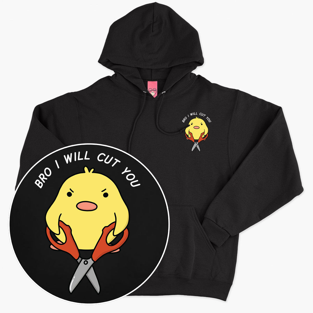 Cozy Printed Hoodie - Unisex Premium Cotton Sweatshirt