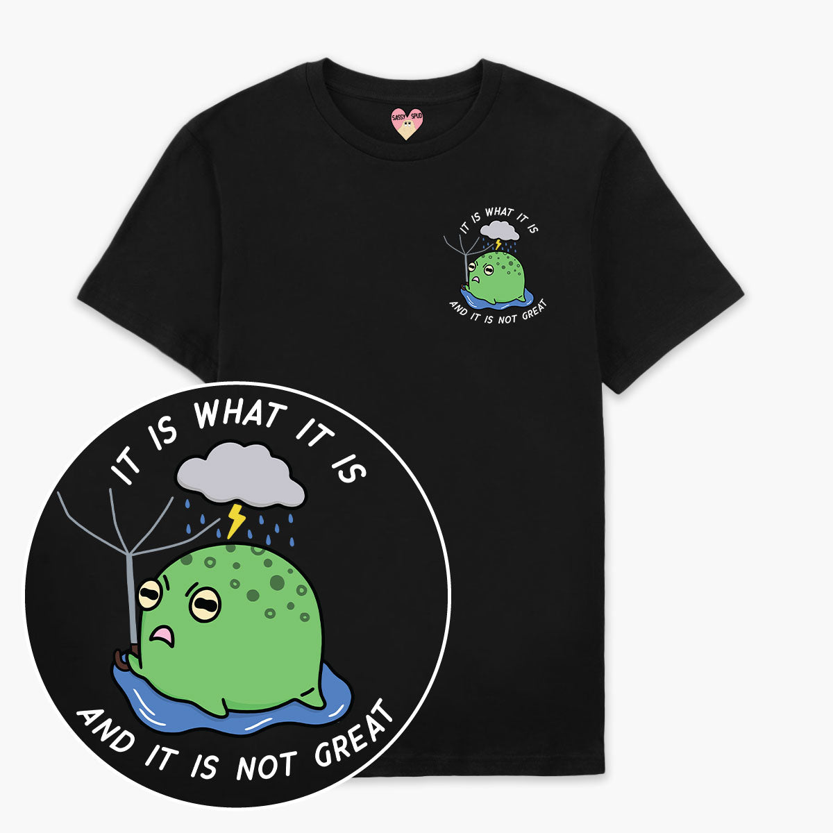 Organic Cotton Unisex T-Shirt - Sassy Spud Design