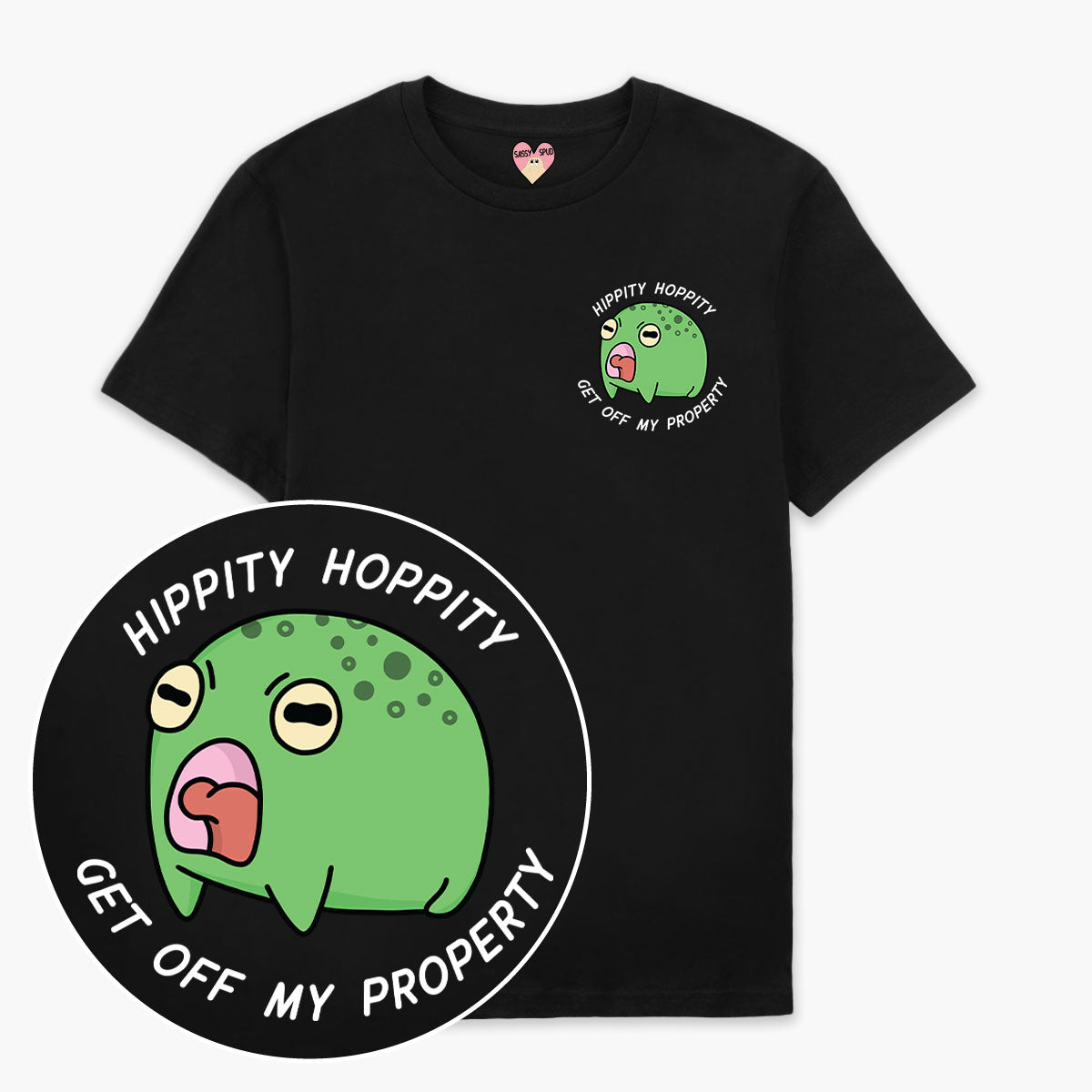 Organic Cotton Unisex Printed T-Shirt | Sassy Spud Design