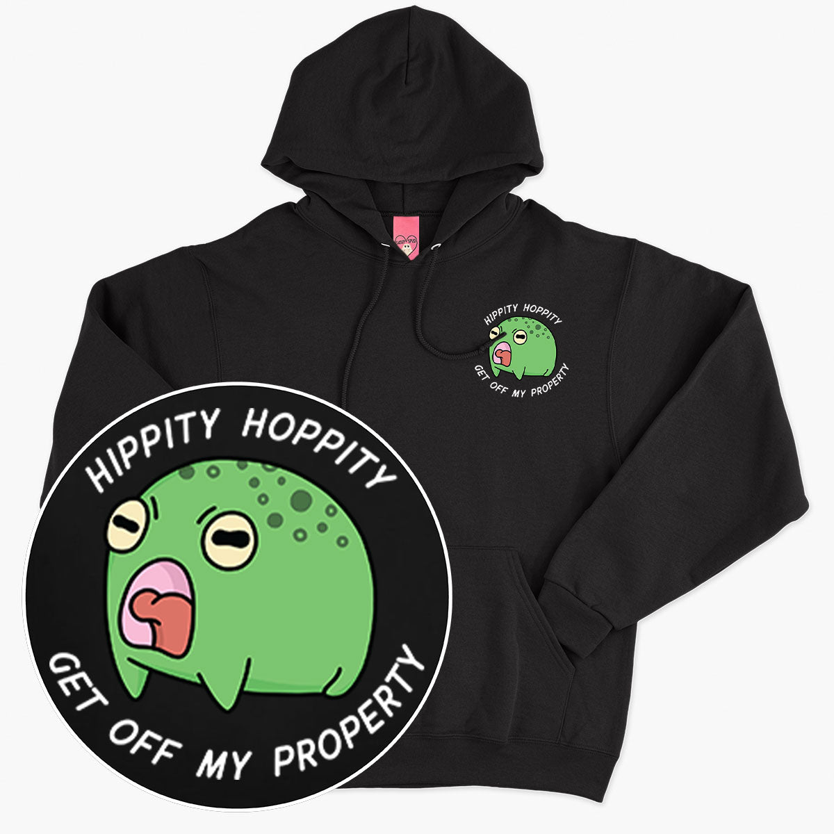 Cosy Unisex Printed Hoodie in Various Colors - Eco-Friendly